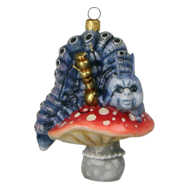 Гусеница на грибе