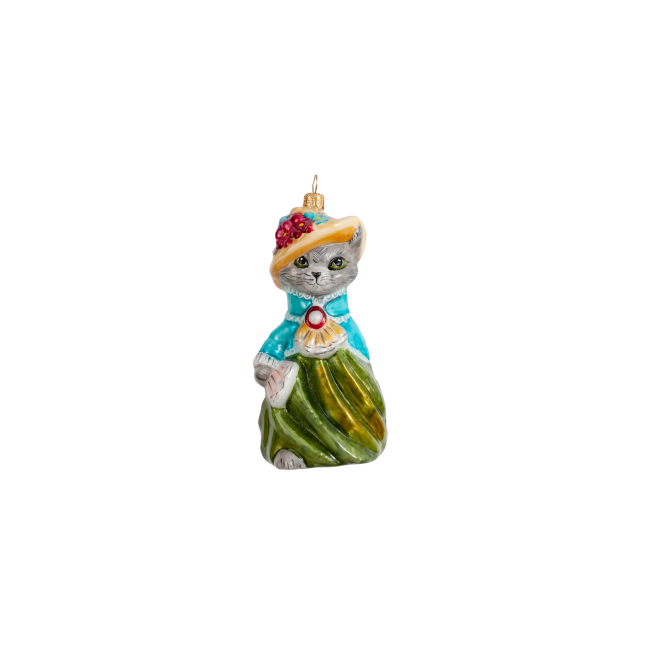 Кошка с веером