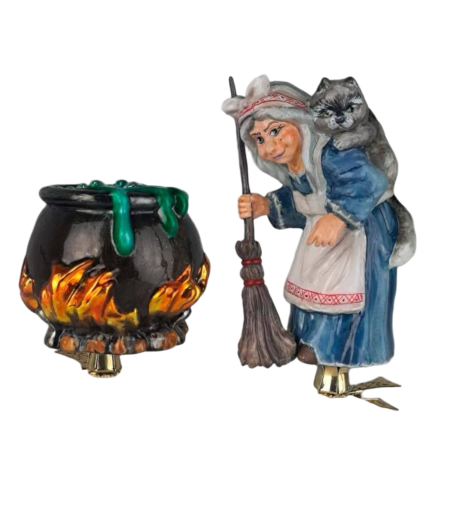 Баба Яга и котел