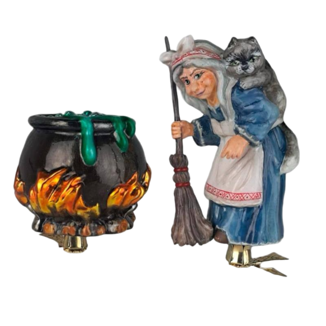 Баба Яга и котел