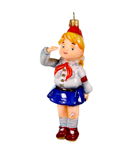 Пионер с красной повязкой