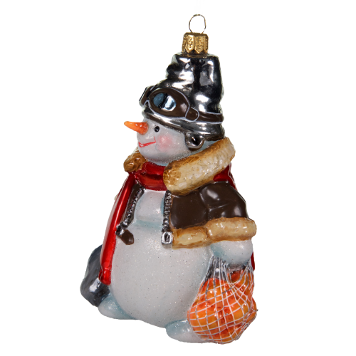 Снеговик с авоськами