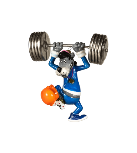 Волк со штангой