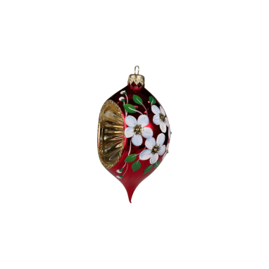 Подвес ромашка красно-зеленая 3745K01