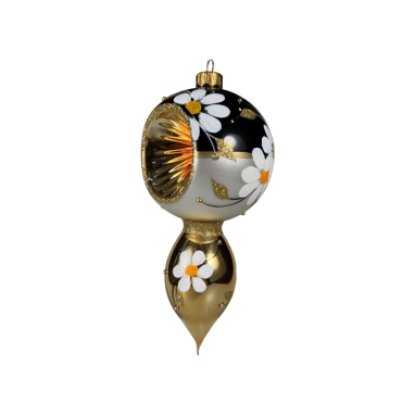 Подвес ромашка черно-белая WD106K00