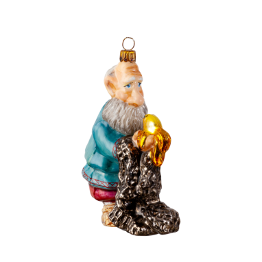 Старик с неводом (железо)