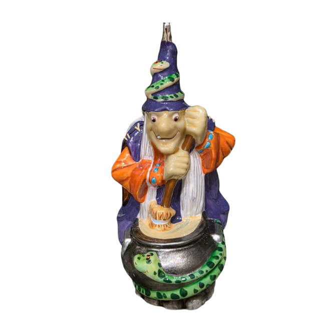 Ведьма с котлом (стекло)